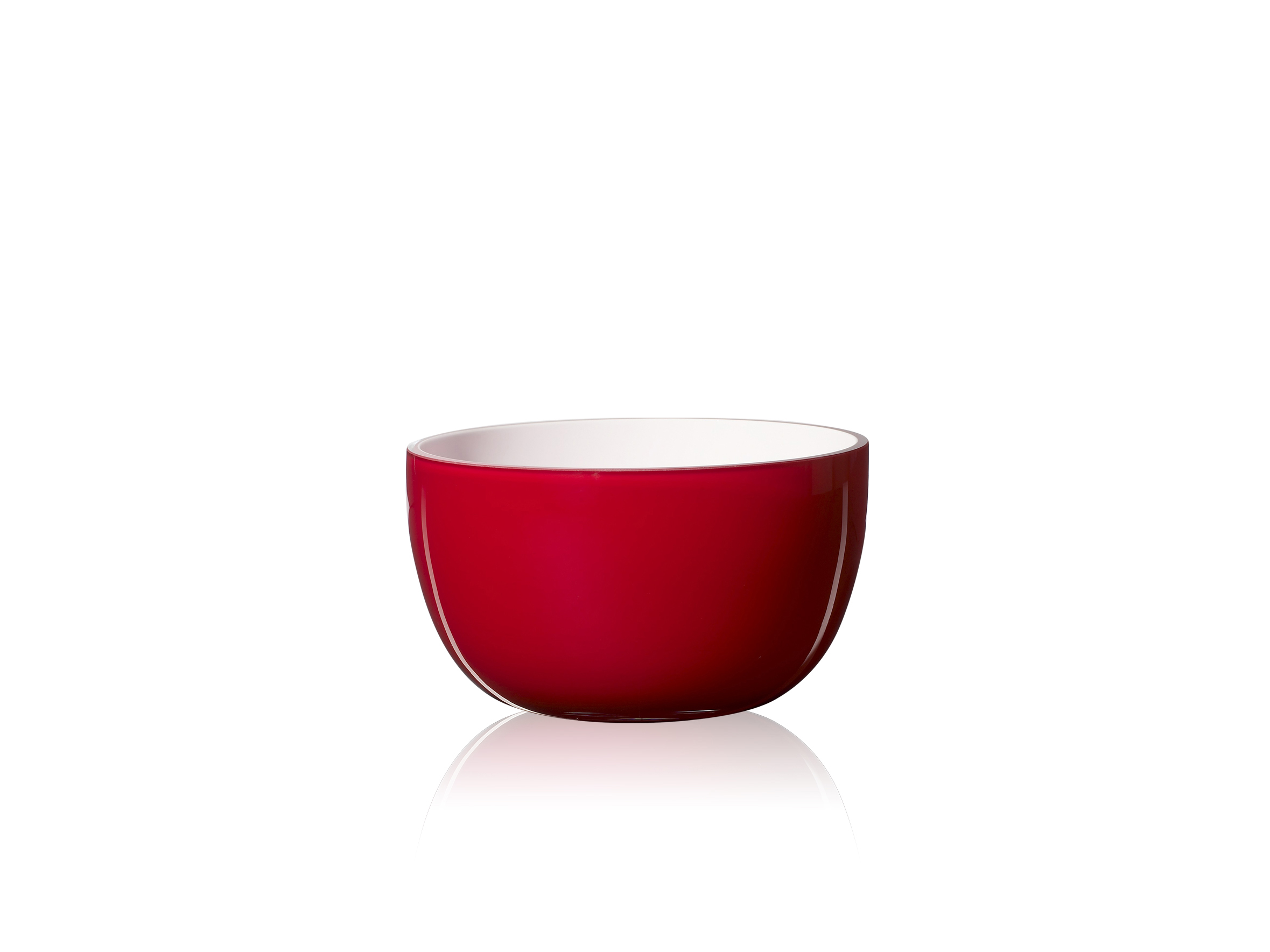 81201-PIET HEIN Bowl dia. 10 cm. Glass RED-OPAL